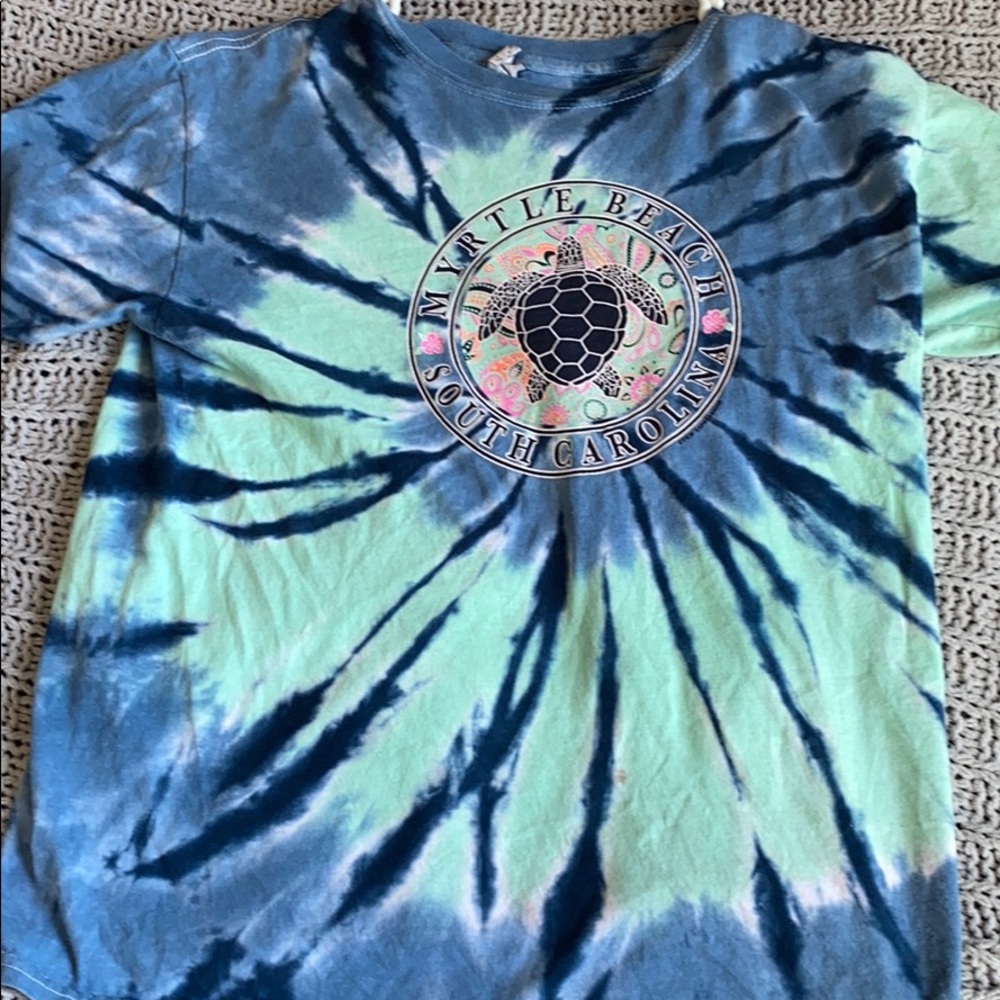 Tie dye myrtle beach t-shirt youth large